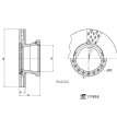 Febi - Brake Disc with ABS sensor ring - 177853