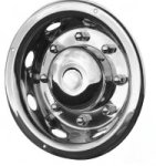 PAR-684 19.5" Deluxe Style Rear Wheel Trims (Pair)
