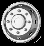 PAR-683 19.5" Deluxe Style Front Wheel Trims (Pair)