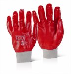 PVC Knit wrist gripper gloves