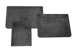WNGM1612 PLAIN MUDFLAP BLACK RUBBER W400MM X D300MM