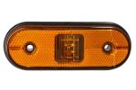 A21-2000-154 Outline marker lights L/R; UNIPOINT I, orange, LED, height 44mm; width 119mm; depth 18mm, surface, no hanger, 24V (no fitting screws; no wire; with socket, UNIPOINT I)