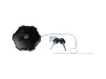 DT Spare Parts - Filler cap, unventilated, lockable, D: 80 mm - 2.12158