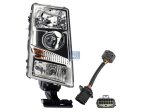 DT Spare Parts - Headlamp, right, without bulb, 24 V, H7 - 2.24459