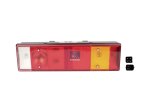 DT Spare Parts - Tail lamp, left, with license plate lamp, 24 V, Lb: 160 mm, L: 465 mm, H: 130 mm - 2.24149
