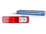 DT Spare Parts - Tail lamp, right, with reverse alarm, 24 V, Lb: 160 mm, L: 500 mm, H: 130 mm, T: 84 mm - 2.24429