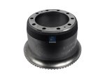 DT Spare Parts - Brake drum, D: 394 mm, 10 bores, b: 28 mm, P: 335 mm, d: 282 mm, H: 312 mm, B: 266 mm - 2.40308