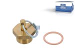 DT Spare Parts - Water drain valve, copper washer, M22 x 1,5, SW: 27, H: 17.5 mm - 2.44031 - 2 Pack