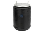 DT Spare Parts - Air spring, with steel piston, D: 239.5 mm, Dmax: 305 mm, M10, M16 x 1,5, L: 341 mm - 2.61013