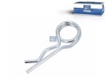 DT Spare Parts - Cotter pin, D: 20 mm, L: 64 mm, S: 4 mm, DIN 11024 D - 2.62059 - 10 Pack