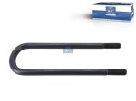 DT Spare Parts - U-bolt, r: 20 mm, R: 70 mm, M24 x 3, LTh: 70 mm, L: 410 mm, w: 102 mm - 2.62556 - 2 Pack