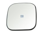 DT Spare Parts - Mirror glass, wide view mirror, unheated, R: 400 mm - 2.73062