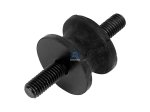 DT Spare Parts - Rubber buffer, D: 30 mm, M8, L: 60 mm, H: 20 mm - 3.18622