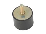 DT Spare Parts - Rubber buffer, D: 40 mm, M8 x 1,25, H: 30 mm - 3.25092 - 2 Pack