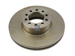 DT Spare Parts - Brake disc, D: 335 mm, 10 bores, b: 15 mm, P: 122 mm, d: 90 mm, H: 93 mm, S: 34 mm, s: 30 mm - 3.62059