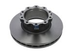 DT Spare Parts - Brake disc, D: 377 mm, 10 bores, P: 195 mm, M14 x 1,5, d: 162 mm, H: 128 mm, S: 45 mm, s: 37 mm - 3.62052