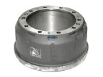 DT Spare Parts - Brake drum, D: 410 mm, 10 bores, b: 23 mm, P: 335 mm, d: 298 mm, H: 232 mm, B: 187 mm - 3.62002
