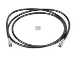 DT Spare Parts - Hose line, cabin tilt, D: 8.3 mm, M12 x 1,5, M12 x 1,5, L: 2050 mm, L1: 2050 mm, 400 bar - 3.84051