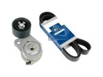 DT Spare Parts - Belt tensioner, complete, with multiribbed belt, 10 PK, L: 1745 mm - 3.93008