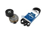 DT Spare Parts - Belt tensioner, complete, with multiribbed belt, 8 PK, L: 1875 mm - 3.93015