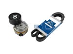 DT Spare Parts - Belt tensioner, complete, with multiribbed belt, 8 PK, L: 1655 mm - 3.93017