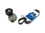 DT Spare Parts - Belt tensioner, complete, with multiribbed belt, 8 PK, L: 1920 mm - 3.93013