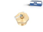 DT Spare Parts - Water drain valve, M22 x 1,5, SW: 27, H: 17.5 mm - 4.30029