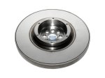 DT Spare Parts - Vibration damper, d: 42 mm, D: 340 mm, 8 bores, b: 17.4 mm, P: 74 mm, H: 54.5 mm - 4.61449
