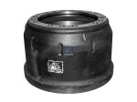 DT Spare Parts - Brake drum, D: 410 mm, 10 bores, b: 23 mm, P: 335 mm, d: 298 mm, H: 306 mm, B: 237 mm - 4.64035
