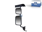 DT Spare Parts - Main mirror, complete, left, heated, electrical, grey, r: 300 mm, R: 1200 mm - 6.75020