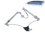 DT Spare Parts - Window regulator, left, with motor - 4.69914