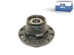 DT Spare Parts - Wheel hub, with bearing, d1: 110 mm, d2: 130 mm, D: 270 mm, 10 bores, b: 22 mm, P: 225 mm, M125 x 2, H: 194 mm - 10.10592