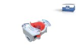 DT Spare Parts - Palm coupling, red lid, with gasket, M16 x 1,5, 10 bar - 4.71723