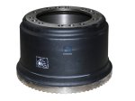 DT Spare Parts - Brake drum, D: 420 mm, 10 bores, b: 24 mm, P: 335 mm, d: 285 mm, H: 314 mm, B: 254 mm - 5.21206