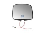 DT Spare Parts - Wide view mirror, heated, R: 300 mm - 5.62117