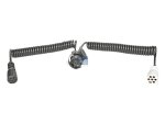 DT Spare Parts - Electrical adapter coil, 24 V, L: 3.5 m, 7 poles, ISO 1185/N, 7 poles, ISO 3731/S, 15 poles, ISO 12098 - 5.77046