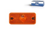 DT Spare Parts - Side marking lamp, orange, Lb: 84 mm, L: 110 mm, H: 50 mm, T: 18 mm - 5.81152