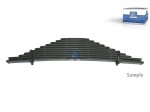 DT Spare Parts - Leaf spring, L: 1510 mm, W: 100 mm, 7x23,5 - 6.11025