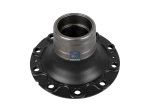 DT Spare Parts - Wheel hub, without bearings, d1: 125 mm, d2: 125 mm, D: 384 mm, 10 bores, b: 25 mm, H: 164.5 mm - 6.54001