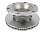 DT Spare Parts - Brake disc, D: 330 mm, 6 bores, P: 245 mm, H: 137 mm, S: 34 mm, s: 28 mm - 6.61008