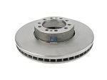 DT Spare Parts - Brake disc, D: 438 mm, 12 bores, P: 165 mm, S: 45 mm - 6.61004