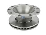 DT Spare Parts - Brake disc, D: 375 mm, 10 bores, P: 335 mm, d: 262 mm, H: 166 mm, S: 45 mm, s: 38 mm - 6.61012