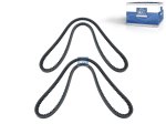 DT Spare Parts - V-belt kit, L: 1650 mm, XPB1650P, 2 belts - 4.80647SP