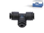 DT Spare Parts - T-connector, plastic, D: 4 mm - 9.85864 - 10 Pack