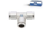 DT Spare Parts - T-connector, brass, D: 12 mm - 9.85932 - 10 Pack