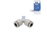 DT Spare Parts - Elbow connector, brass, D: 6 mm - 9.85956 - 5 Pack