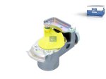 DT Spare Parts - Palm coupling, yellow lid, with pipe filter - 5.77027SP - 5 Pack