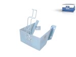 DT Spare Parts - Bracket, Tire chock, W: 200 mm - 9.67361