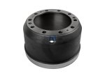 DT Spare Parts - Brake drum, D: 414 mm, 10 bores, b: 26.5 mm, P: 335 mm, d: 280.8 mm, H: 278 mm, B: 232 mm - 6.60002