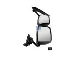 DT Spare Parts - Main mirror, complete, right, heated, electrical, black, 24 V, r: 300 mm, R: 1200 mm, L: 880 mm, W: 340 mm, S: 155 mm - 6.75023